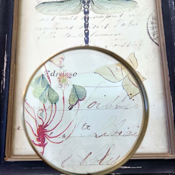 MAGNIFYING GLASS ~ Objet d’art Victorian Era Reproduction - Picture 8 of 9